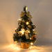 40Cm Tabletop Artificial Small Mini Christmas Tree LED Lights Ornament Xmas Gift