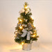 40Cm Tabletop Artificial Small Mini Christmas Tree LED Lights Ornament Xmas Gift