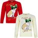 Kids Girls Christmas Jumper Glasses Dog Novelty Sequinned Xmas Sweater Pullover