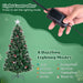 150/180CM Artificial Christmas Tree with 8 Lighting Modes and Optical Fibers
