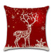 Christmas Pillow Case Cushion Cover Xmas Santa Claus Tree Snow Home Decor 45*45