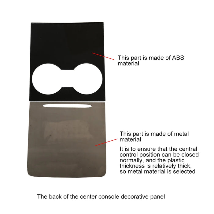 Dashboard Cover for Tesla Model 3 Y Car Door Trim Center Console Carbon Fiber ABS Stickers Interior Accessories 2017-2021 2022