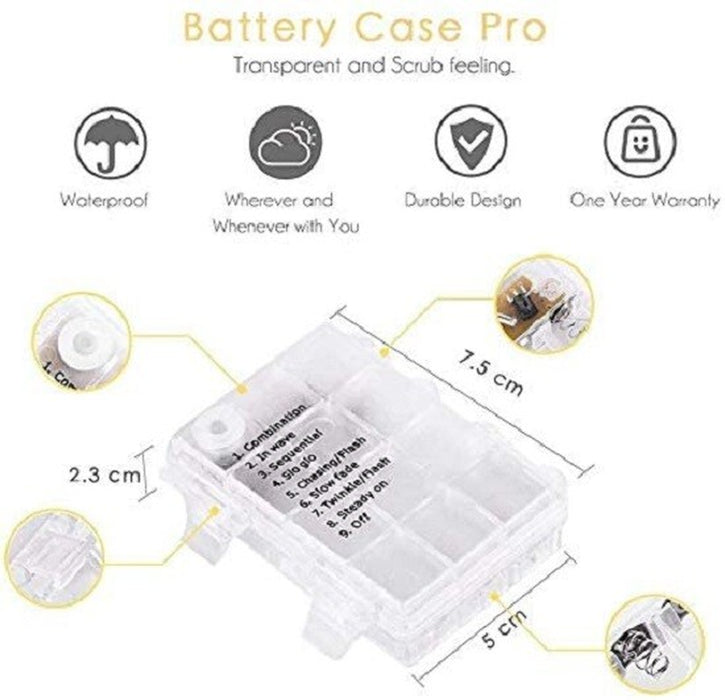 10M 100LED Battery Cooper Wire Light String Fairy Lights Xmas Party Remote