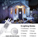 400 LED Icicle Lights 17M Super Bright Christmas Snowing Effect Outdoor Light UK