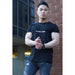Knight Black Oversized T-shirt - Samanta Factory