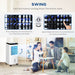 Portable Air Cooler | 3-Speed Evaporative with Ice Boxes, Humidifier & Oscillation – Timer & Sleep Mode - Samanta Factory