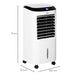 Portable Air Cooler | 3-Speed Evaporative with Ice Boxes, Humidifier & Oscillation – Timer & Sleep Mode - Samanta Factory