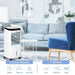 Portable Air Cooler | 3-Speed Evaporative with Ice Boxes, Humidifier & Oscillation – Timer & Sleep Mode - Samanta Factory