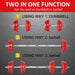 20KGS Dumbbell & Barbell  Adjustable Ergonomic Set Exercise in Home Gym HOMCOM - Samanta Factory