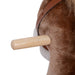 HOMCOM Kids Rocking Horse Wooden Plush Age 3 Children Ride On Toy Rocker Baby