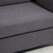 Dark Grey Linen 2-Seater Sofa | Modern Upholstered Loveseat with Armrests – 141cm Wide - Samanta Factory