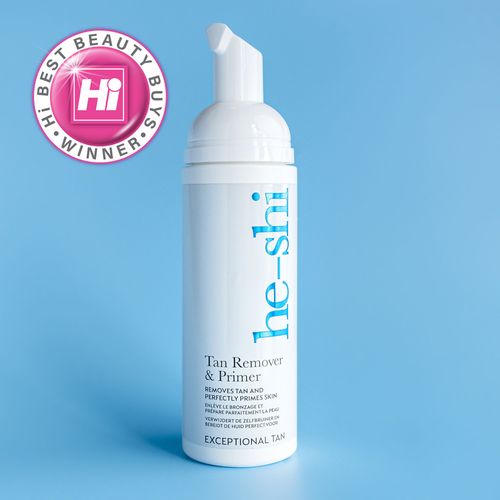 He-Shi Tan Remover & Primer 150ml - Fake Self Tan Exfoliator - Samanta Factory