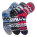 Men’s Thermal Socks with Nordic Pattern and Anti-Slip Grips – 2 Pack