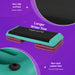 10/15/20cm Aerobic Steppers Compact Stepper for Indoor Exercise Workout HOMCOM - Samanta Factory