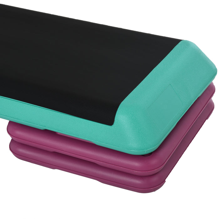 10/15/20cm Aerobic Steppers Compact Stepper for Indoor Exercise Workout HOMCOM - Samanta Factory
