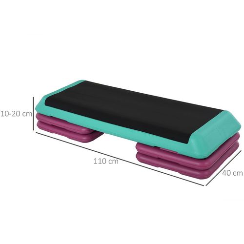10/15/20cm Aerobic Steppers Compact Stepper for Indoor Exercise Workout HOMCOM - Samanta Factory