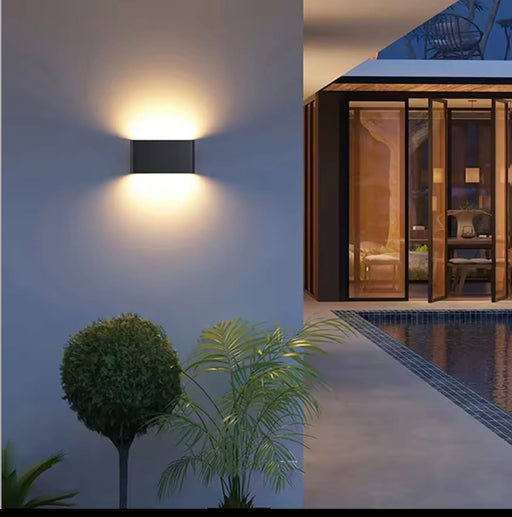 Waterproof LED wall lamp for indoor hallway or outdoor garden lighting