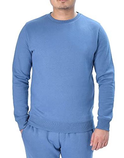 MENS CREW SWEATSHIRT  DENIM M - Samanta Factory