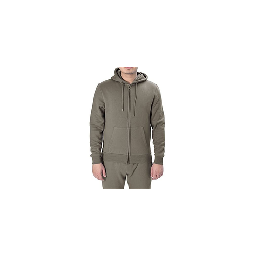 MENS ZIP HOODIE KHAKI S - Samanta Factory