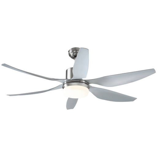 Modern 2-in-1 ceiling fan with light, remote control, and reversible airflow
