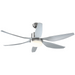 Modern 2-in-1 ceiling fan with light, remote control, and reversible airflow
