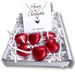 Merry Christmas Mini Gift Hamper with Silver Heart Necklace - Samanta Factory