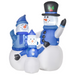 Christmas weather-Resistant Light-Up Snowmen Trio for Indoor & Outdoor Displays - Samanta Factory