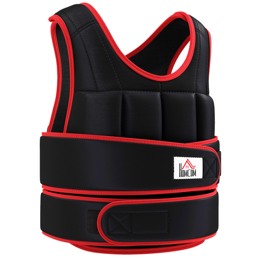 20kg adjustable weighted vest with double strap and padded shoulder for running and strength workouts