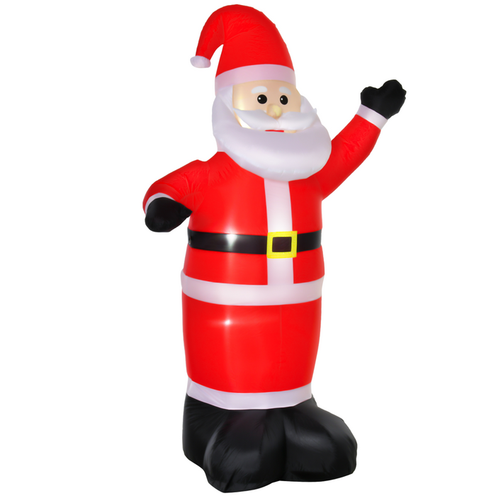 8ft Inflatable Christmas Santa Claus Xmas Deco with LED Air Blown Yard Outdoor - Samanta Factory