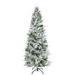 Artificial Christmas Tree – Snow Flocked Design with Metal Base - Samanta Factory