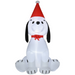 Inflatable Christmas Dog – 6ft Lighted Festive Outdoor Decor - Samanta Factory