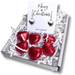 Merry Christmas Mini Gift Hamper with Silver Heart Earrings - Samanta Factory