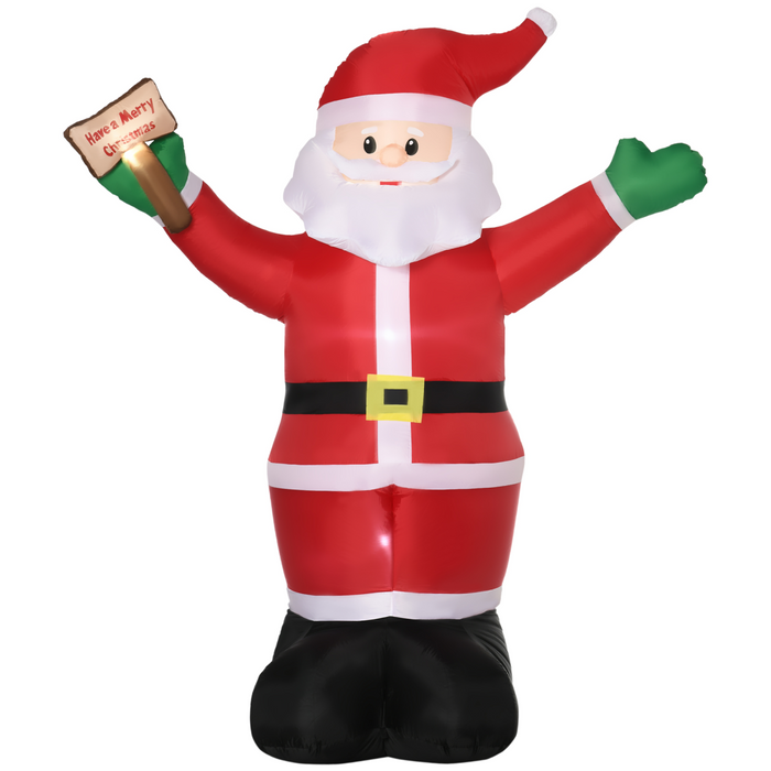 Inflatable Santa Decoration – 8ft Light-Up Outdoor Display - Samanta Factory