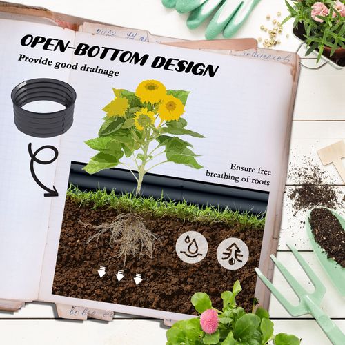 Raised Planter Set – Sturdy Galvanized Steel Design - Samanta Factory