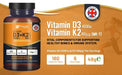 Vitamin D3 & K2 Supplement – High Potency for Bone & Immune Support - Samanta Factory