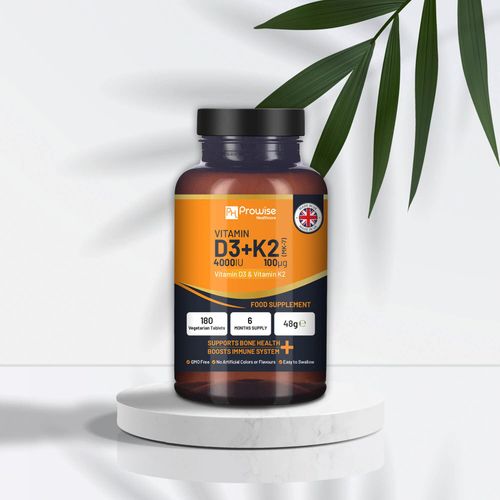 Vitamin D3 & K2 Supplement – High Potency for Bone & Immune Support - Samanta Factory