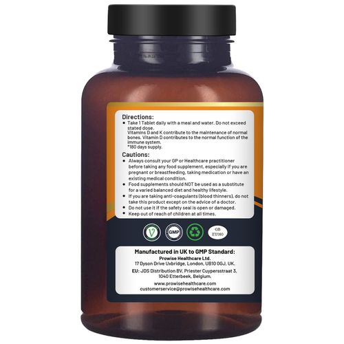Vitamin D3 & K2 Supplement – High Potency for Bone & Immune Support - Samanta Factory