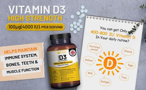 Vitamin D3 Tablets – Immune & Bone Support - Samanta Factory