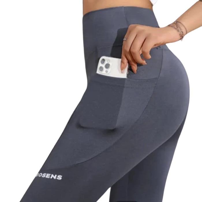 Women’s Yoga Leggings – High-Rise Fit with Pockets