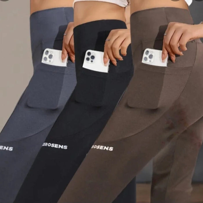 Women’s Yoga Leggings – High-Rise Fit with Pockets