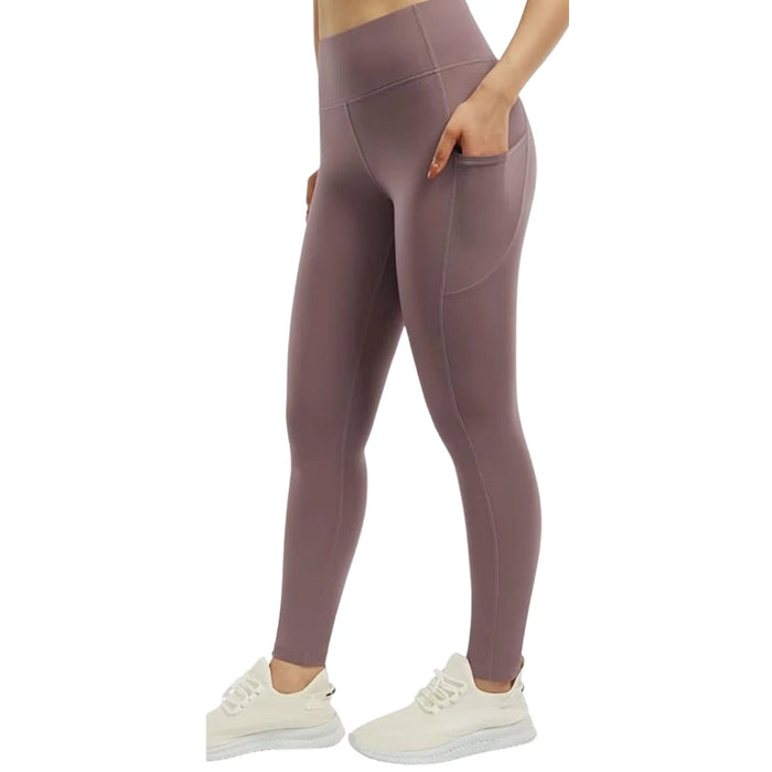 Women’s Yoga Leggings – High-Rise Fit with Pockets