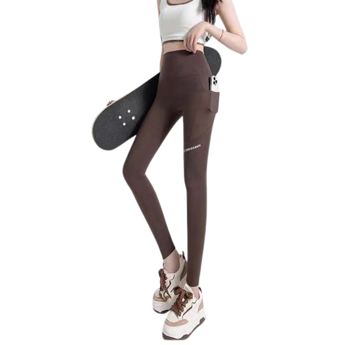 Women’s Yoga Leggings – High-Rise Fit with Pockets