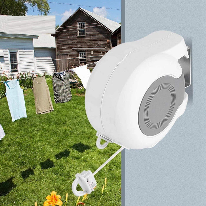 Retractable Washing Line – Dual 30M Lines for Indoor & Outdoor Use - Samanta Factory