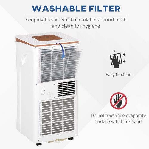 10000 BTU Portable Air Conditioner - 4-in-1 Design with LED Display - Samanta Factory