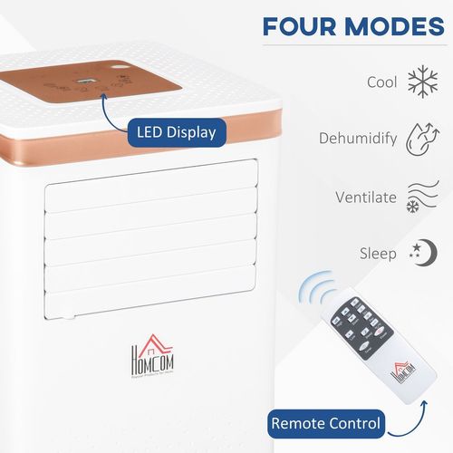 10000 BTU Portable Air Conditioner - 4-in-1 Design with LED Display - Samanta Factory