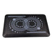 Anti-fatigue mat with non-slip base and antimicrobial protection for feet and back support.
