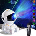 Astronaut Galaxy Projector Night Light with 360-Degree Rotating Nebula Projection