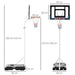 Basketball Hoop – Adjustable Height & Durable Construction - Samanta Factory