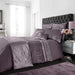 Elegant Porto Diamante polycotton bedding set in multiple colors with matching accessories