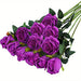 12Pcs Realistic Artificial Rose Bouquet for Weddings, Birthdays, and More for Floral Arrangements and Home Decor